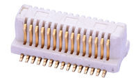 Κάθετος πίνακας PCB 30PIN για να επιβιβαστεί στο μπεζ υλικό χαλκού φωσφόρων βάθρων συνδετήρων