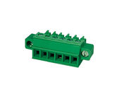 Συνδετήρας CPT 3.81mm πίσσα 1*10P πράσινο PA66 καλυμμένο SN 30-16AWG τελικών φραγμών Plugable