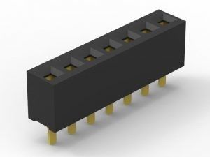 Μονή σειρά γυναικεία συνδέσεις PCB, 1 - 50 PIN ψηφία συνδέσεις πλατφόρμας κυκλώματος