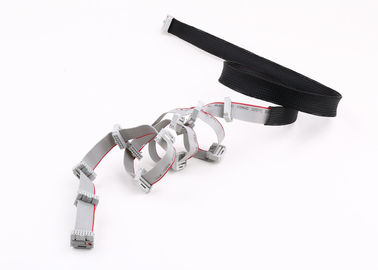 FCC 16 πινς Flat Ribbon Cable Assembly με υλικό 2.54mm IDC Socket RoHs