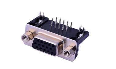 9 PIN 15 Ways Γυναικεία D Sub Input Output Connectors 250V AC Δυναμική τάση με βίδα