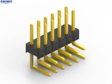 Αντίσταση μόνωσης Στροφή δεξιά κεφαλίδα PCB, Δύο σειρές ανδρικός σύνδεσμος κεφαλής