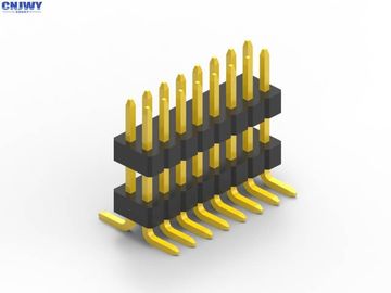 Δύο σειρά SMT αρσενικό Pin Header Connector 1.0 Pitch με κάλυψη Αντιστέκεται στην τάση 500V