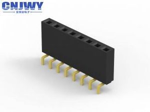 Μέσα από τρύπα 40 Πιν γυναικεία επικεφαλίδα PCB, μονή σειρά γυναικεία επικεφαλίδα ανθεκτική