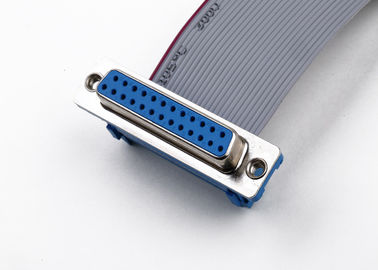 D Sub 15 Ways Female 14 Pin Ribbon Cable, Προσαρμοσμένο 2mm Pitch Hard Disk Δικτυακό καλώδιο δεδομένων