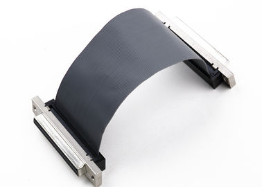 SCSI θηλυκό καλώδιο λωρίδας 1,27 mm, προστατευμένο 34 πιν επίπεδο καλώδιο λωρίδας