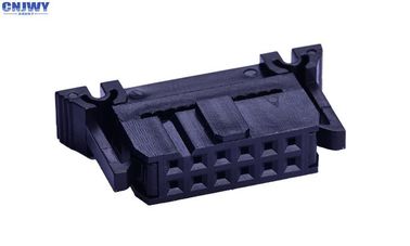 2.54MM Πιτς IDC πρίζα Γυναικεία σύνδεσμος με γάντζο πεταλούδας PBT μόνωση