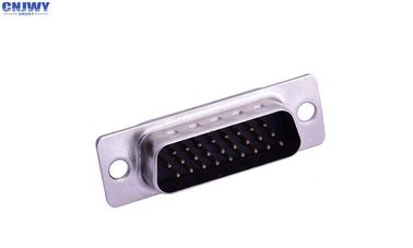 Τρεις σειρές Db 26 Pin Connector, 180 μοίρες D Sub Male Connector.