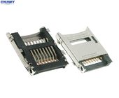 Συνδετήρας αντίσταση 100 MΩ Max καρτών μικροϋπολογιστών SD τύπων TF κτυπήματος επαφών 1,8 χιλ. ύψους