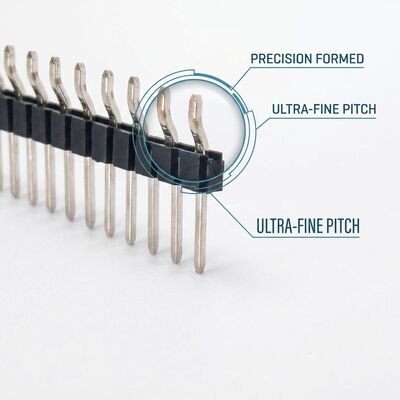 SMT διπλή σειρά επιφάνειας Mount αρσενικό Pin Header Connector 2.54mm Pitch PCB 80-Pin Reflow συμβατό