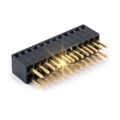 Οριζόντια υποδοχή στήριξης PCB 1,00mm Pitch μονής σειράς δεξιά γωνία θηλυκής κεφαλίδας