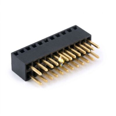 Οριζόντια υποδοχή στήριξης PCB 1,00mm Pitch μονής σειράς δεξιά γωνία θηλυκής κεφαλίδας