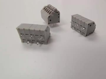 Χωρίς βίδα Τερματικό μπλοκ Κουμπί Πίτσα 3.5mm Gray Dip/180° Προσαρμοσμένες καρφίτσες