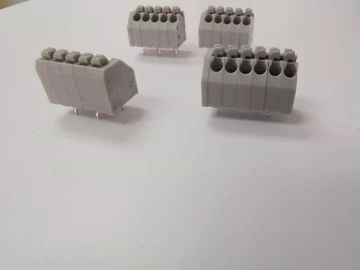 Χωρίς βίδα Τερματικό μπλοκ Κουμπί Πίτσα 3.5mm Gray Dip/180° Προσαρμοσμένες καρφίτσες