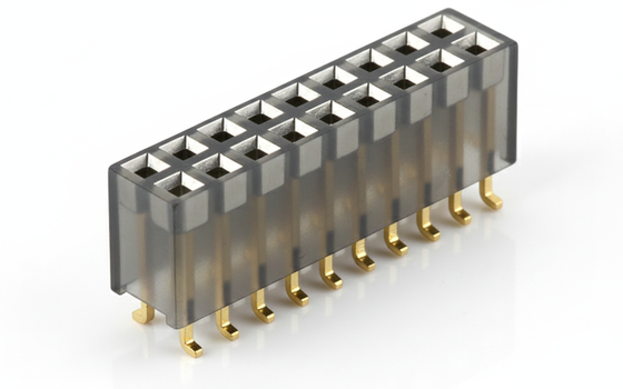 Κεφαλίδα θηλυκή 2x20P, βήμα 2.54mm, ρεύμα 3A