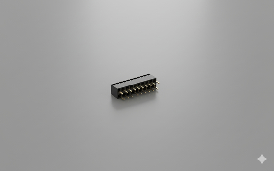 2x20P Γυναικείο σύνδεσμο κεφαλής 2.54mm Χρυσόχρυσο 250V